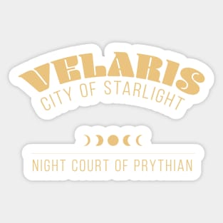 Acotar Velaris - Night Court - City of Starlight Sticker